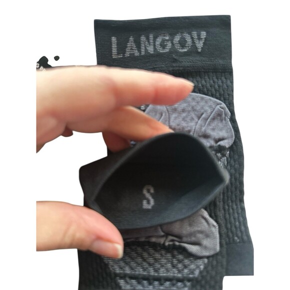 LANGOV Plantar Fasciitis Socks Adult Small + Massager Ball Graduated Compression - Picture 8 of 11
